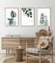 Wallity Huhu193 Pintura Decorativa en MDF con Marco (3 Piezas) 50 x 70 cm